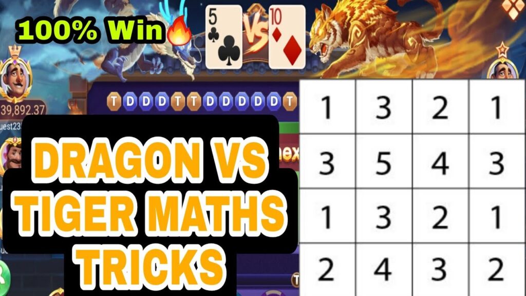 dragon vs tiger game tricks-win money