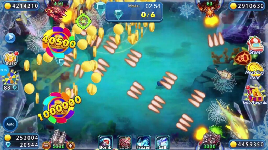 fishing Rush online casino game is a beautifully designed game, in the ocean you can hit any fish to get high returns