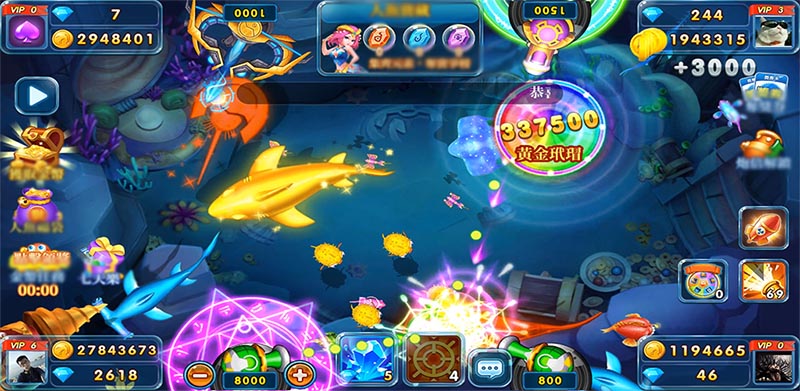 gambling fishing shooting game