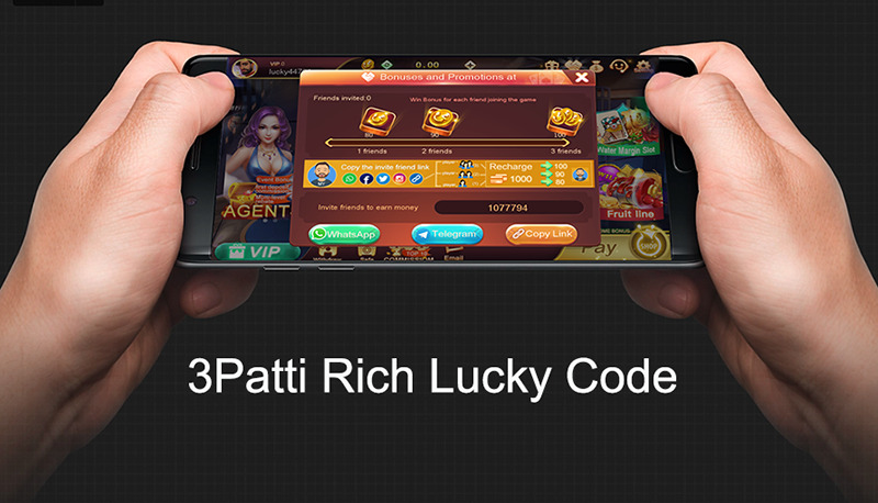 3Patti Rich Lucky Code